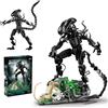 FULHOLPE Xenomorph - Set di mattoncini da costruzione, 958 + mattoncini da costruzione per mostri alieni, compatibile con grandi marche