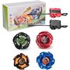 DEZAWRTY Set Battle X Gryo, 4 trottole da combattimento, 2 lanciatori, Gyro Starter Pack per bambini, giocattoli per bambini, giocattoli per compleanni, 6+ (BB213)
