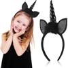 PRETYZOOM Cerchietto per capelli a forma di unicorno, per capelli, per bambini, ragazze, donne, compleanno, Pasqua, unicorno, accessorio decorativo