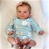 Hengluck Bambole Reborn Femmina Realistiche Bambola Originali Reborn Sembra un vero Bambino Ragazza con gli occhi Aperti 19 pollici