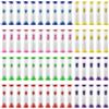 KEILEOHO 60 mini clessidra in plastica da 3 minuti, 6 colori, per cucinare, spazzolare i denti, attività