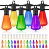 ZOTOYI Lampadine Accessorio ST38 per Luci da Giardino Esterne Alimentate a Rete - 30PCS IP65 LED per Cortile/Bistro/Matrimonio/Natale/Halloween, 6 Colori