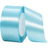 HONGCI 22m Nastro Blu Cielo 40mm,Nastro Raso Nastrino Bordeaux Nastri Regalo Nastro Satin,Fiocco Nastro per Pacchi Regalo,Artigianato,Bomboniere,Bouquet,Natale,Feste di Compleanno Matrimoni Decorazioni