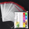 GUOSIYAO Sacchetti Cellophane 100Pcs Sacchetti Di Cellophane Trasparente 20 * 23+4cm Autoadesivi Bustine Trasparenti Sacchettini Trasparenti Per Vestiti Prodotti Da Forno Regali Di Nozze Feste