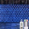CCILAND 3 x 2 m Luci da Giardino a Batteria per Rete da Esterno, 200 Luci LED a Maglia con Telecomando, 8 Modalità, Impermeabili, Dimmerabili, per Decorazione di Cortile, Camera da Letto, Soffitto