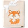 Be Mammy Coperta calda per bambini con peluche regalo per bambino con motivi 3D (Beige - Volpe)