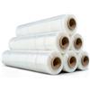 SUG - Set di 2 pellicole elastiche trasparenti 50 cm x 300 m - Pellicola protettiva professionale per mobili, imballaggio, trasloco, extra elevata resistenza allo strappo, pellicola avvolgente o come