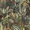 FunStick Carta da Parati Jungle Tropicale Vintage Carta da Parati Adesiva Muro Verde Scuro Foglie Pellicola Adesiva Vintage per Mobili Verde Fotomurali Camera da Letto Animali Tropicali 44.5CM×3M