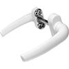 Sivenci - Maniglie per porte interne ed esterne | Maniglie in alluminio con rivestimento | Manovella reversibile ambidestra | Colore Bianco