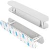M Milti Milti Maniglia autoadesiva per porta in acciaio inox spazzolato 304 [2 pezzi, argento] Design maniglia per armadio senza fori per porte e cassetti, colla 3M di alta qualità