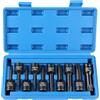 MIGUBIGU 10 pezzi Chiavi Bussola Torx 1/2'' T20 - T80, Bussole Torx Maschio, Set di Punte per Bussole 1/2, Cacciavite a Percussione con Scatola, per Auto, Riparazione del Motore con Scatola Blu
