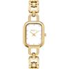 Breil, Collezione Bon Ton, Orologio Donna Solo Tempo in Acciaio Lucido, Cassa Squadrata e Quadrante con Cristalli, Chiusura A Gioielleria, Cassa 22 x 28 mm