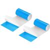 sourcing map Kit di riparazione con toppe gonfiabili, 10,2 cm x 10,2 m, 2 toppe in TPU per piscina, nastro di riparazione per materasso ad aria, casa di rimbalzo, piscina, trasparente, blu