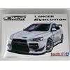 AOSHIMA Kit modellino in plastica Aoshima 1/24 Mitsubishi C-WEST CZ4A Lancer Evolutio...