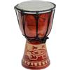 Ciffre Tamburo Djembe per Bambini 20 cm - Modello Gecko, Fatto a Mano, Strumento Musicale Educativo