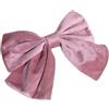 Blausky Grandi clip per capelli in velluto, eleganti fermagli per capelli francesi, accessori per capelli in tessuto per donne, gioielli per capelli per matrimonio, banchetti e uso quotidiano, rosa