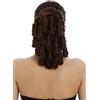 WIG ME UP Toupet Coda Ricci Mogano Barocco Vittoriano 25 cm Clip-in Naturale Brown Poliestere 1 unità