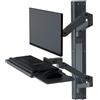 Ergotron Supporto monitor TV parete ( 10 Kg ) VESA 100 x 100 LX PRO SERIES Wall Mounted
