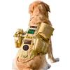 AIWAI Pettorina Tattica per Cani con Sacchetti,Pettorina per Cani di Taglia Grande e Media con Pannelli,Regolabile per Cani Militari con Maniglia,Gilet per Cani per Passeggiate e Trekking Allenamento
