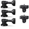 JJC (3+2) 1/4-20 Adattatore per treppiede + kit adattatore per treppiede per action camera, set di adattatori per Action Camera GoPro Hero 12 11 10 9 8 7 6 5 DJI Osmo Action 4 3 Insta360 Ace Pro