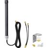 Bingfu Antenna 4G LTE Esterna 5 dBi SMA Wall Mount Impermeabile Fibra di Vetro con Cavo Sdoppiatore di Dual SMA-M Compatibile con 4G Cellulare Router Gateway Modem Fotocamera da Caccia