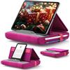 JSAUX Supporto Tablet, Cuscino Supporto per Cuscino per Divano Letto Compatibile con iPad Pro 11 10.5 9.7 10.2 Air Mini, Kindle, tablet, Galaxy Tab, iPhone e altri dispositivi da 4-11 - Fucsia