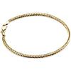 Miore Bracciale Donna Oro Giallo 9 Kt / 375 con Catena, Cm 19.5