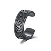 PHNIBIRD Clip Orecchini Uomo di Nero con Runa Celtica piercing finti Non Orecchini Unisex Clip per Semplice ed Elegante Adatti a Donna e Uomo