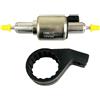 JYCONNECTS Pompa carburante da 12 V, 22 ml, per riscaldamento diesel, 2 KW, 5 KW, 8 KW, pompa diesel silenziosa per auto, camper, camion, barca con coperchio della pompa dell'olio