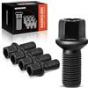 Frankberg 5x Rullo conico Bullone ruota M14 x 1.5 Replace# 447601139B | Compatibile con Audi 80 893 894 8A2 1.4 1986-1988 200 437 438 2.1 5E 1979-1982 90 813 814 853 2.2 1985-1987