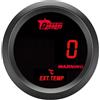 ETOPARS Universale Auto Scarico Gas Temperatura Manometro 2 Pollici 52mm | Temperatura Gas di Scarico Misuratore Digitale Indicatore Calibro Rosso Luce Temperatura Gas Strumenti