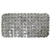 InterDesign iDesign Pebblz Tappetino, Vinile, Grigio, 66x34.29x0.2 cm