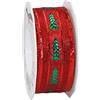 Präsent 1594020-609 Nastro Stampato, Poliestere, Rosso, 40mm-20m