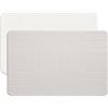 Feilifan Tappetino da bagno in pietra, tappetino in terra di diatomite, ad asciugatura rapida, super assorbente, per bagno e cucina, facile da pulire (59,7 x 38,1 x 1 cm, bianco)