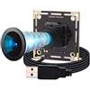 G Global Shutter - Modulo fotocamera USB, 1 MP 60 FPS monocromatico, mini fotocamera ad alta velocità, OTG UVC Linux USB2.0 720P Mini fotocamera, USB per Windows/Android/Mac OS