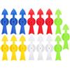 Gosknor 15pz Spinner per Giochi Frecce, 7,2cm 5 Colori Frecce Gioco in Plastica a Forma V Puntatori Pezzi Ricambio Giochi Tavolo per Attività Classe Progetti Fai Te Strumenti Educativi