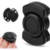 Goktvai Fidget Spinner per Adulti, 3 in 1 Fidget Spinner in Lega Magnetico Girevole Giocattolo Dita Anti-Ansia e Strumento di Concentrazione per Adulti Regalo Silenzioso Scrivania e Ufficio (Nero)