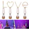 Umiwe Luci stringa a Bottiglia, Ricaricabile USB Cork Forma Luce fata Luce del LED per DIY Bottiglia, Festa, Natale, Matrimonio, Compleanno, Decorazione 4 Pcs(Multicolore)