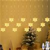 DAZZTIME Christmas Light Curtain,3m 204LED Christmas Decorations,LED Curtain Lights Window Lights,for Indoor Party Garden,Windows,Parties and Bedrooms