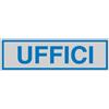 CARTELLI SEGNALATORI TARGHETTA ADESIVA 165x50mm UFFICI 96674