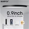 MARPOU luce led intelligente da 0,9 pollici camera da letto interna grande plafoniera moderna lampada da soffitto plafoniera led ultrasottile per camera
