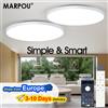 MARPOU Lampada da soffitto intelligente Plafoniere a LED di grandi dimensioni da 80 W con telecomando APP Apparecchio domestico dimmerabile per soggiorno Bagno