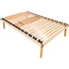 MEMORYLINE SIMPLE LINE - Rete fissa con doghe Piazza e Mezza (120x190)