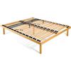 MEMORYLINE SIMPLE LINE - Rete fissa con doghe Matrimoniale (telaio unico 160x190)