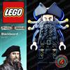 LEGO ⭐ LEGO Blackbeard poc007 Minifigure Pirates of the Caribbean Caraibi Barbanera