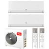 TCL CONDIZIONATORE TCL BREEZEIN P5 DUAL SPLIT 12000+18000 BTU INVERTER R32 MT3240 A++ WIFI