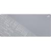 ASUS ROG Scabbard II Arctic Gray XXL Tappettino per Mouse da Gaming, Resistente ad Acqua, Olio e Polvere, Bordi Resistenti con Cuciture Sottili, Base in Gomma Antiscivolamento, 400 x 900 x 3mm, Grigio