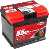 Batteria auto 55ah 12v 480a polo positivo destro cassetta l1
