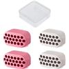 PFLYPF Set di 4 allenatori muscolari della mascella, strumento di masticazione del viso, del collo, esercizio della doppia menzione, modellatore della mascella, allenatore del viso per uomini e donne.