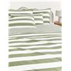 Westwing Collection Copripiumino reversibile in cotone a righe Lorena